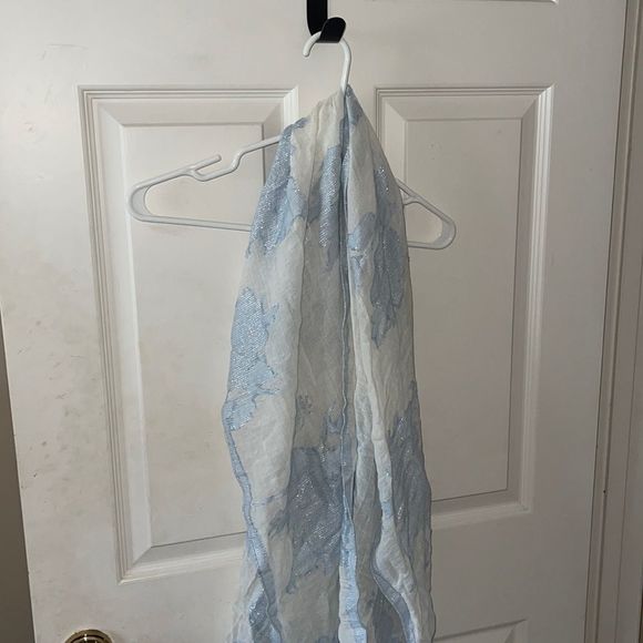 Loft white and blue scarf - Picture 1 of 3